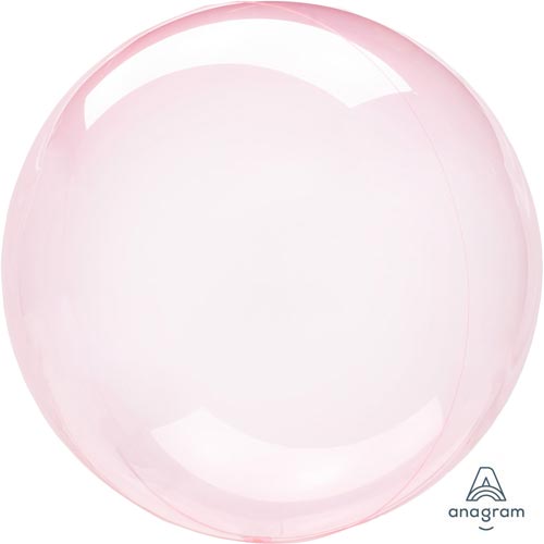 Läbipaistev roosa sõnumiga õhupall
