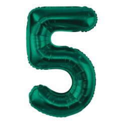 Fooliumist õhupall nr 5 tumeroheline 86 cm