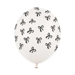 Õhupall lipsukestega off-white