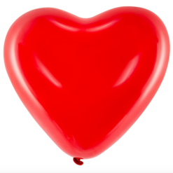 40cm suuruse lateksist südamekujulise õhupalli täitmine heeliumiga + HI-FLOAT GEEL