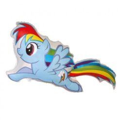 Suur fooliumist õhupall My little pony Rainbow Dash