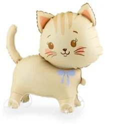 Fooliumist õhupall kass ratastega